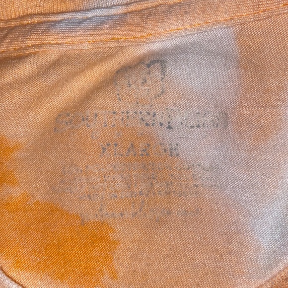 Creamsicle Tie Dye Tiger Sunglasses Here Kitty Graphic Tee T-Shirt - Picture 4 of 5